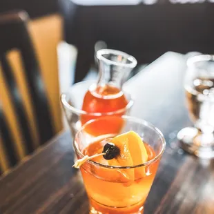 Order an Old Fashioned and you will not be disappointed.