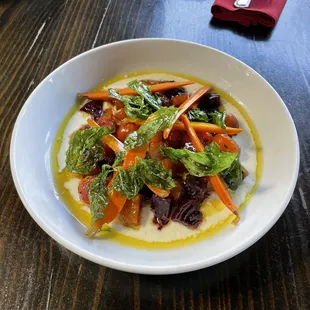 Fresh beet salad for Sunday brunch at Nuno&apos;s, Upland CA