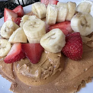 Waffle with Peanut Butter