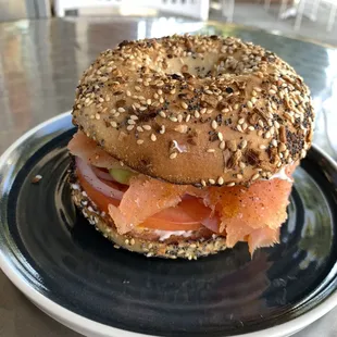 Lox bagel