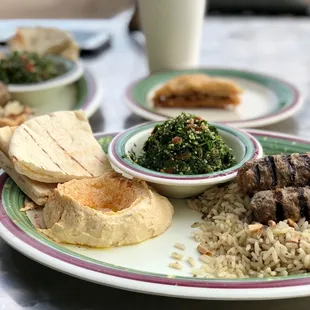 Charbroiled Beef Kafta Over Hashwa. August 2021.