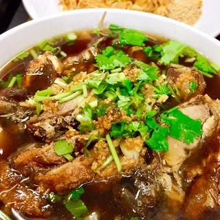 Crispy Duck Noodle Soup