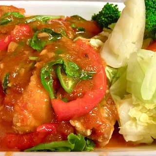 Tilapia with Chili Sauce