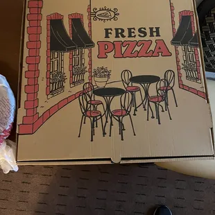 interior, pizza