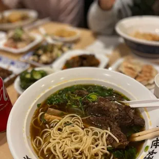 Spicy Beef Rib Noodle Soup