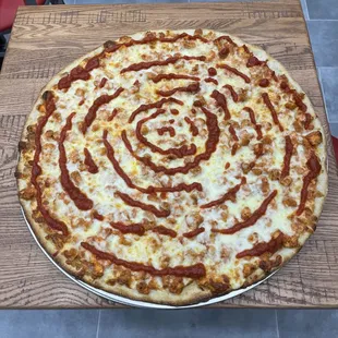 Chicken Parm Pizza.
