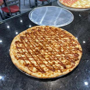 Bbq chicken pizza..