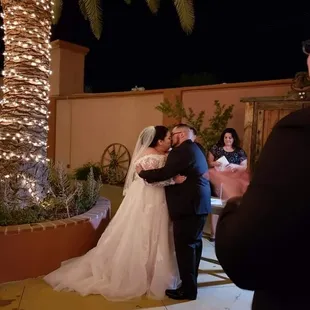 Gabriela &amp; Kolby beautiful wedding at the Bates Mansion. Lovely Couple