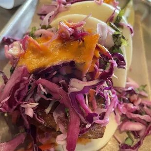 Pork Belly Bao Duo...nicely cooked pork belly.