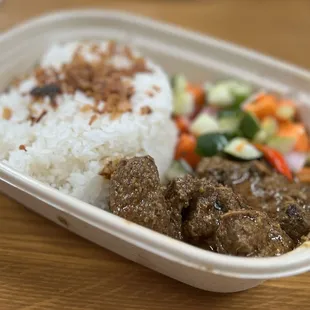Beef rendang is very good