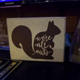 These squirrels have all the nuts.