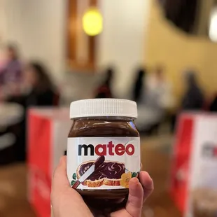 Personalized Nutella jars