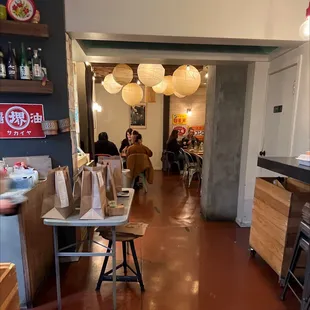 Inside Seating is very limited