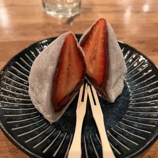 Strawberry mochi