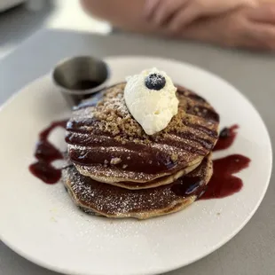 Buttermilk Chocolate Chip Pancake Breakfast