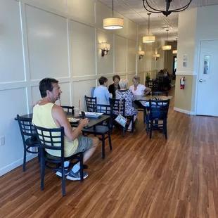 a man sitting at a table