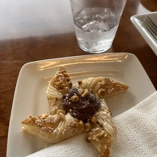 Nutella pinwheel pastry