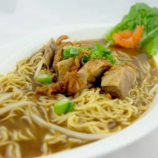 DUCK NOODLE SOUP WITH EGG NOODLE