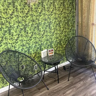 Perfect spot to enjoy an iced protein-coffee!