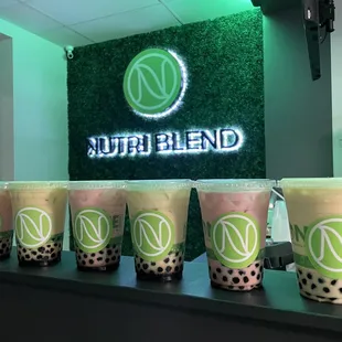 Boba/Milk Tea line up!