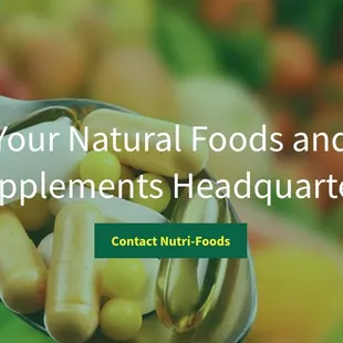 a spoon full of nutri - foods