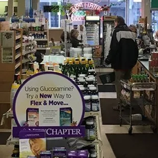 a man in a grocery store