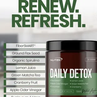 Come see us for more information about Nutrishop Bakersfield's Exclusive Daily Detox !!!