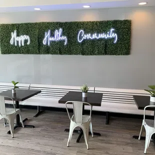 the interior of a restaurant