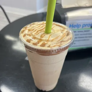 Caramel Frap Protein shake