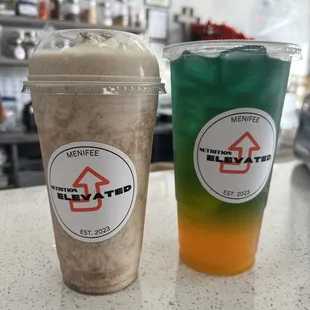 Banana Nut Muffin and Orange Lagoon