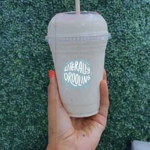 Banana nut bread smoothie!