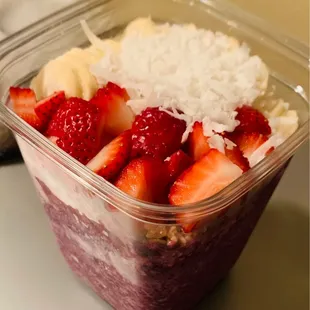 Wild berry protein bowl