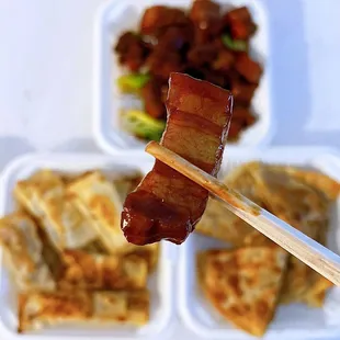 DELIVERY: C12 Northeast Special Pork ($18.99), A9 Jingdu Beef Cake ($14.99), A4 Potsticker (10 pc-$12.99)