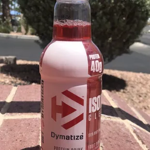 ISO 100 Clear in fruit punch flavor