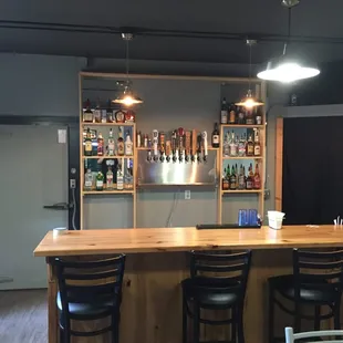 Andrews Lounge, located inside Nuts On Sports Pizza. Great place with 15 beer taps!