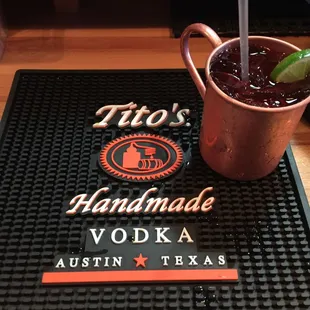 Delicious cocktails available in Andrew&apos;s Lounge (lounge inside nuts on sports pizza)
