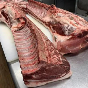 Virginia pork from Autumn Olive Farms in Waynesboro