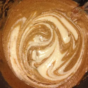 Coconut butter swirl into coconut butter cookie dough