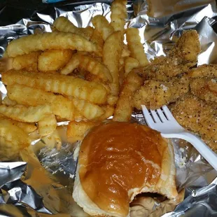 Garlic parmesan boneless wing combo