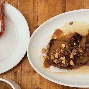 (Banana Bread) French Toast, Bacon