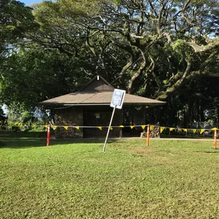 Construction around the restrooms, 2/2025