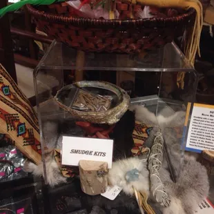 Various local herbs and incense for sale