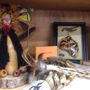 Traditional dolls, instruments and decor