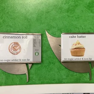 Lower sugar options.