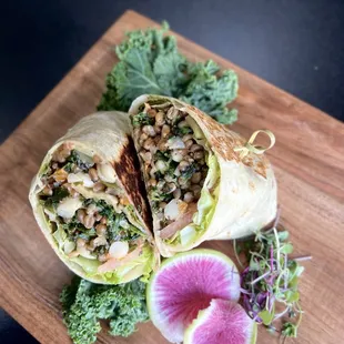 Mediterranean Vegan Wrap