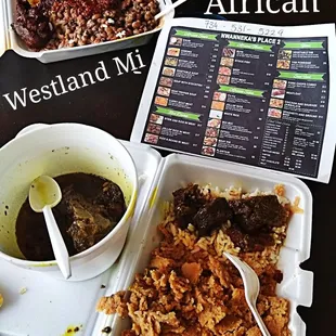 New location on Wayne N of Ford in Westland. Outrageous Wonderful African food