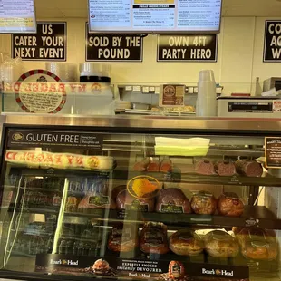 a variety of baked goods