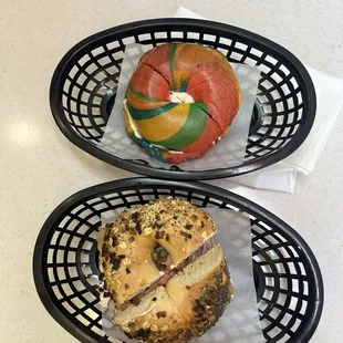 Lox, Cream Cheese, Tomato, Onion, &amp; Capers and Bagel Bag (All Rainbow)