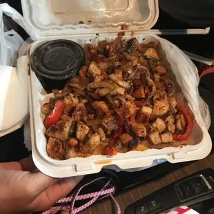 Chicken fajitas