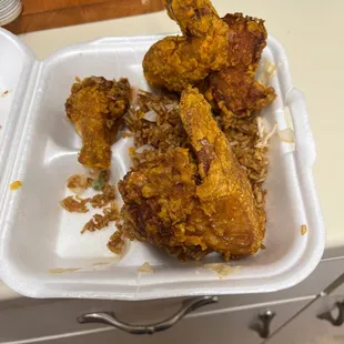 Burn chk wing